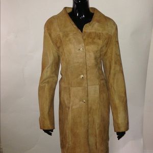 Andrew Marc Suede Coat Size L